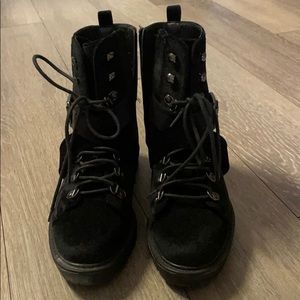 Steve Madden combat boots